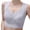 Light Blue, variant on Gymayou Women Wireless Pullover Vest Lace Bra V-Neck Seamless Sleep Bralette Wide Comfort Strap Beauty Back Breathable Lingerie Beige 2XL