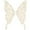 Beige, variant on 3D Embroidered Lace Trim Applique Sewing Ornament for Neckline Decoration Pair, Sky Blue
