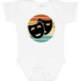 thumbnail image 3 of Inktastic Theater Masks Acting Retro Sunset Boys or Girls Baby Bodysuit, 3 of 5