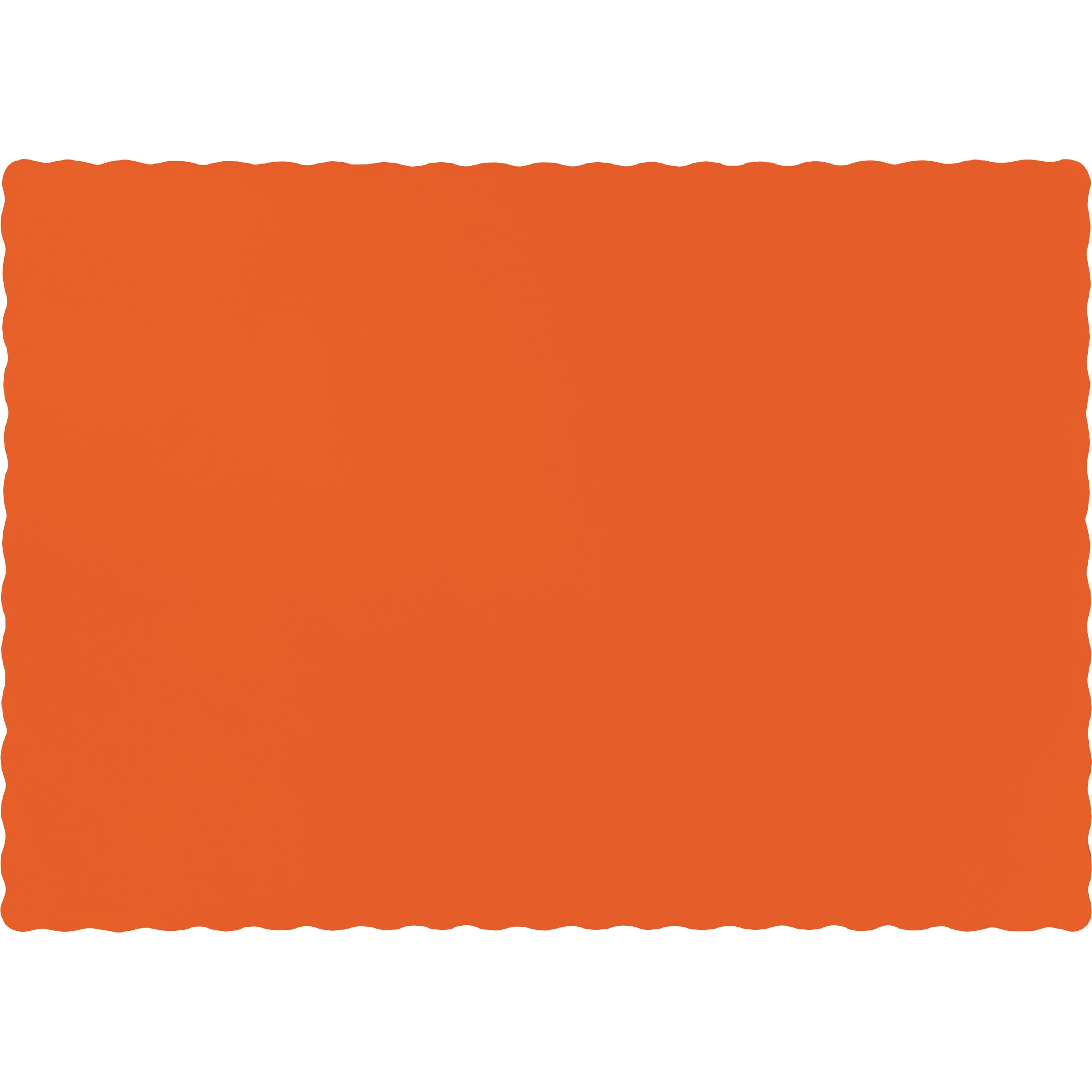 Sunkissed Orange 9 5 X 13 375 Placemats Pack Of 50 3 Packs Walmart