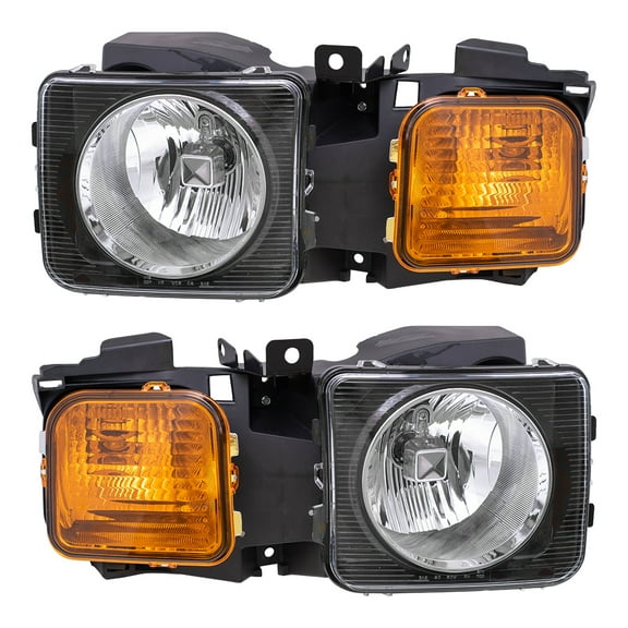 Brock Headlight for 2006-2010 H3 Set 15951163 2009-2010 H3T