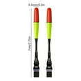 2Pcs High-Sensitive Electronic Fishing Floats, Bright LED Top Mount ...