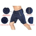 thumbnail image 2 of BROKIG Mens Sidemesh Workout Running Shorts with Zip Pockets Gym Athletic Shorts (XX-Large, Navy), 2 of 9