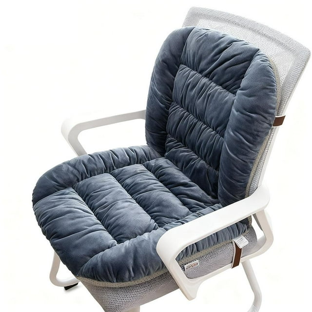 Pekkaxy Heating Pad for Office Chair 9 Heat Setting Soft Heated Seat Cushion with Adjustable Buckle Comfort Office Chair Heater for Home School