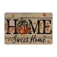 thumbnail image 6 of Ouuluon Soft Fall Pumpkin Maple Leaf Floor Mat, 16x24 inch Halloween Thanksgiving Decorative Rug for Bathroom Kitchen Porch Entryway, 6 of 6