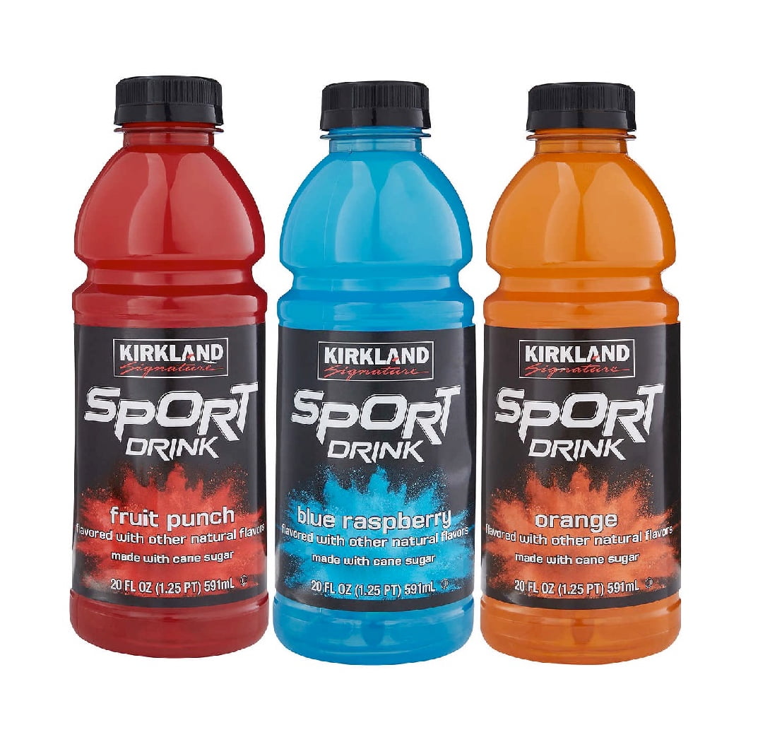 Kirkland Signature Sports Drink, Variety, 20 fl oz, 24 ct 1PK