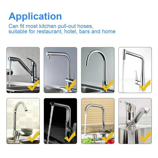 Pull Retractable, Robinet De Cuisine Pièces, Tête De Pulvérisation