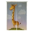 thumbnail image 1 of EREHome happy Girafe Japonaise Noren Rideau Porte Porte Fenêtre Traitement Rideaux Coton Lin Rideau Taille 85x120 cm, 1 of 1