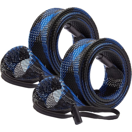Casting Spinning Fishing Rod Sleeves Protective Rod Socks for Fishing Poles Up to 7-1/2ft