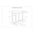 thumbnail image 7 of Simpli Home Selma Contemporary 20 inch Wide Metal and Wood Accent Side Table in White Wash, 7 of 7