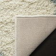 thumbnail image 5 of SAFAVIEH Dallas Logan Geometric Shag Runner Rug, Ivory/Light Blue, 2'3" x 14', 5 of 6