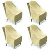 Mr. Bar-B-Q Premium Patio Chair Cover Set, 4-Pack