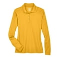 thumbnail image 4 of CORE365 78192 Women's Pinnacle Performance Long Sleeve Piqué Polo-Campus Gold-XS, 4 of 5
