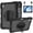 Black, variant on Shockproof Case for iPad Air 11 2025 / 2024,Anti drop silicone+PC Layer Protective Splicing Case 360 ° Rotating Handle Stand With Shoulder Strap,Black