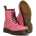 thumbnail image 5 of Dr Martens 1460 Smooth Women's Classic 8 Eyelet Lace Up Leather Boots In Pink Size 8, 5 of 6