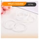 thumbnail image 4 of Uxcell 12Pcs Pulseras de Goma, Pulseras de Silicona de Color Sólido para Deporte/Ejercicio/Baloncesto Hombres Mujeres Adolescentes [Blanco], 4 of 6