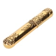 thumbnail image 2 of Estuche vintage para agujas con patrón estereoscópico grabado, elegante estuche para guardar agujas de coser, porta agujas, herramientas de costura DIY, dorado, 2 of 14