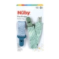 thumbnail image 3 of Clip para Chupete Nuby Puntos Azules y Dino Verde para Bebé, 3 of 11