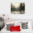 thumbnail image 4 of ONETECH  Forest Wall Art Pine Tree Landscape Canvas Prints Posters Nature Winter Scene Pictures Wall Decor Farmhouse Christmas Living Room Wall Art, 4 of 4