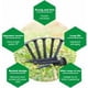 thumbnail image 2 of Paquete de 50 estacas de plástico duro para carpas, estacas para carpas, carpas, campamentos, caminatas o picnics, lonas utilizadas como cubierta para el suelo del jardín, 2 of 5