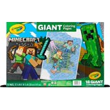 Crayola Minecraft Giant Coloring Pages (18ct), Large Minecraft Coloring ...