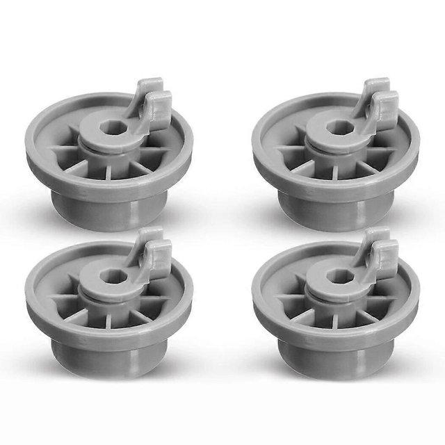 4 Pcs Roues de Lave-Vaisselle pour BOSCH Siemens Neff 165314 Pcs de Rechange pour Lave-Vaisselle Roues de Rack de Nettoyage Ménager