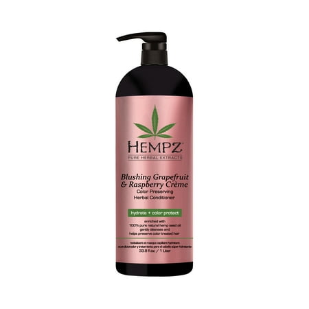 Hempz Blushing Grapefruit & Raspberry Crme Color Preserving Herbal Conditioner 33 oz.