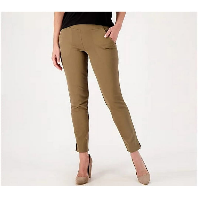 Women with Control Prime Stretch Denim Leggings with Pockets on