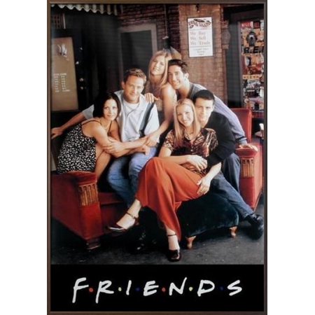 Friends Framed Tv Show Poster Print The Gang Chilling On