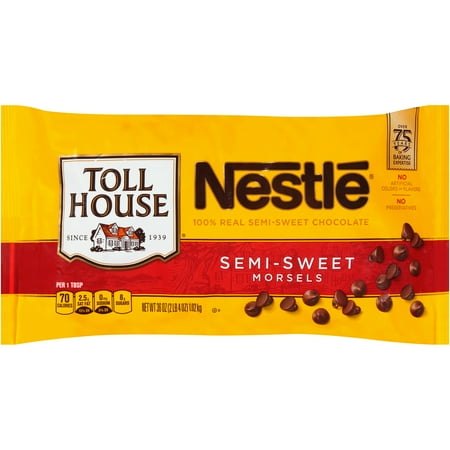 Nestle Toll House Semi-Sweet Morsels Baking Chocolate Chips, 36 oz