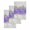 Violet, variant on Yellow Grey Abstract Kitchen Dish Towels for Drying Dishes Set of 3, Gradient Geometric Graffiti Modern Art Waffle Weave Microfiber Hand Tea Bathroom Towels Quick Dry & Absorbent Towel 15.7x23.6