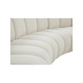 thumbnail image 6 of Meridian Furniture Infinity Cream Boucle Fabric 2pc. Modular Sectional, 6 of 11