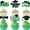 Green, variant on Graduation Cupcake Toppers 2026, 36PCS Class of 2026 Cupcake Picks, Congrats Grad Graduation Decorations 2026, Cake & Cupcake Toppers for Graduation Party Decorations (Orange Glitter)