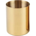 thumbnail image 1 of Luxury Metal Pen Holder, Versatile Use Stainless Steel Desktop Organizer, Suitable For Home Decor And Office, Space Saving With Compact Size, 1 of 6