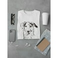 thumbnail image 3 of Cute Dog Head (Front View) T-Shirt Men -Image by Shutterstock, Male 4X-Large, 3 of 4