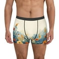 thumbnail image 1 of Balery Floral Mountain Landscape Calzoncillos bóxer para hombre, ropa interior de algodón suave y transpirable con cinturilla de nailon-Medium, 1 of 5