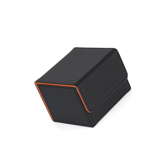Card Deck Box Game Card Protector Magnetic Closure for Trading Card Orange