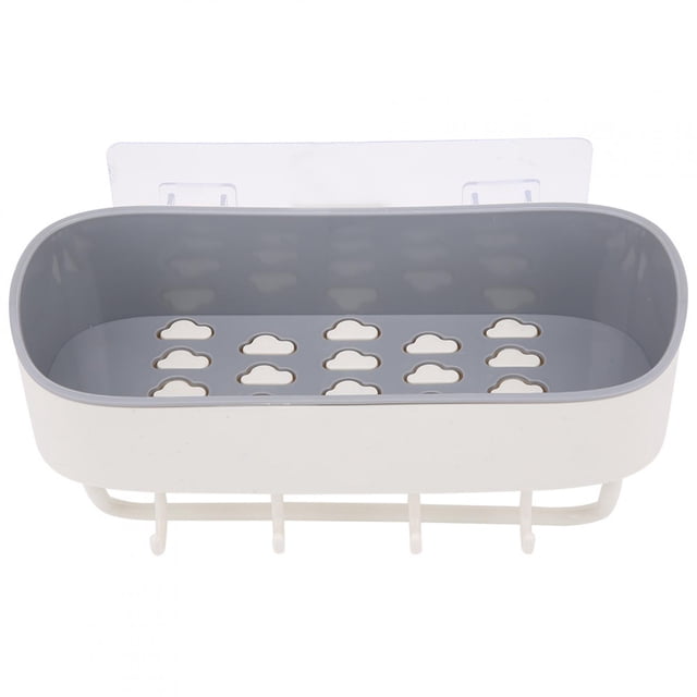 Estante de Baño ANGGREK Montado en la Pared Sin Perforaciones Estante de Ducha Color Beige
