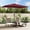 Bordeaux red, variant on vidaXL Garden Parasol Anthracite Polyester 118.1 x 78.7 in Tiltable