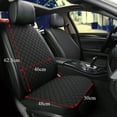 thumbnail image 5 of Funda universal para asiento de coche, de lino, para parte delantera y trasera, para verano, para sedán, SUV, camioneta, accesorios para interior de coche, 5 of 5