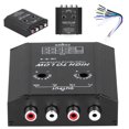thumbnail image 3 of Audio Converter, Vehicle Amplifier Converter High To Low 4 Channel Anti Interference 12V High Fidelity  for Car, 3 of 7