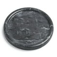 thumbnail image 1 of Bandeja de mármol negro genuino, bandeja redonda de piedra natural, bandeja de mármol decorativa, bandeja de baño de alta gama, bandeja de tocador (negro 5.5), 1 of 5