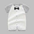 thumbnail image 2 of Summer Baby Boys Clothing Agkizg Baby Boys Bodysuits, Baby Boys Short Sleeves Rompers, Toddler Baby Girls Boys Short Sleeve Printed Color T-Shirt Round Neck Jumpsuit Romper, 2 of 3