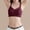 Red, variant on Strapless Push Up Bras for Women Tank Top with Built In Bra Woman Large-size Thin Bra without Rims Gathering Breathable Underwear Daily. Red 2X