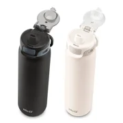 Ello Pop & Fill 22oz. 2-Pack Stainless Steel Water Bottle with Leak Proof Locking Lid