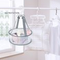 thumbnail image 4 of Visland Mini Mesh Shower Dry Basket, Hanging Drying Net, Bath Organizer Storage for Makeup Brush, Beauty Sponge Blender, Windproof Airing Drip Dryer Rack for Bathroom, Laundry, 4 of 6