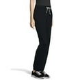 thumbnail image 3 of Hanes Women's Luxe Collection Lightweight Fleece Sweatpant with Pockets, 3 of 5