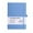Sky Blue, variant on Notebook, College Notebook, 200 Pages Thick Paper Journal with Expandable Inner Pockets and Sticker Labels, Ribbon Bookmark and Elastic Closure, Multicolor, 8.46x5.7 Inches Portable Size
