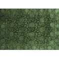 thumbnail image 1 of Ahgly Company Machine Washable Indoor Rectangle Abstract Turquoise Blue Modern Area Rugs, 3' x 5', 1 of 4