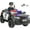 Black, variant on Jaxpety 12V Ride On Police Car for Girls & Boys, Battery Powered Police Jeep Cop Cars with 2.4G Remote Control,Music, Headlights, MP3 Player and Power Display,Black